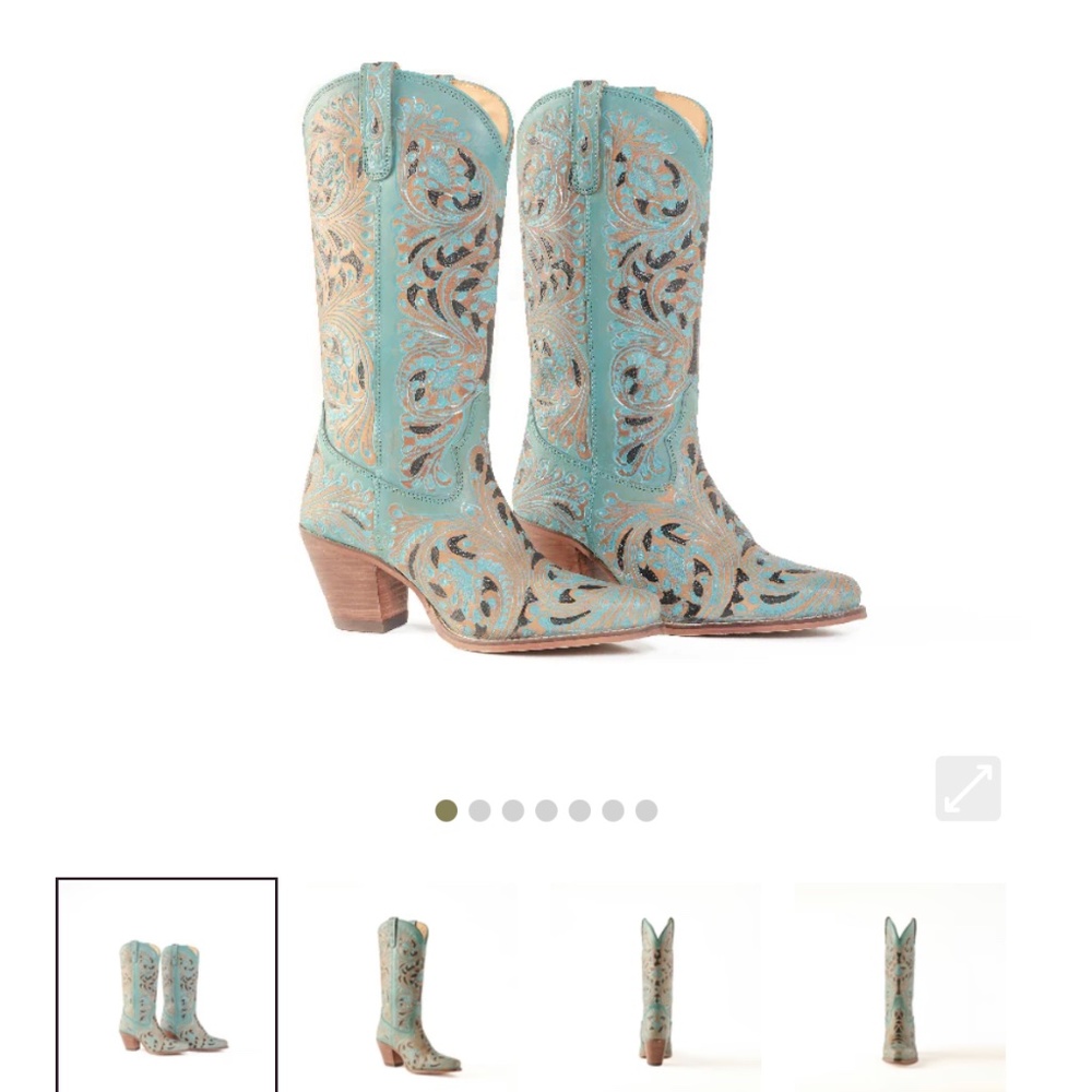 Myra USA Genuine Leather Boots Size 10 - Picture 5 of 5